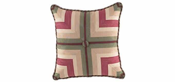Waverly Laurel - Tufted Button Pillow