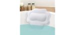 Beautybaby Anti-Mold Bathtub Spa Pillow, Non-Slip 4 Strong Suction Cups, bath pillows for tub, Head, Neck, Shoulder Support, Breathable Relax Comfort