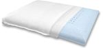 Bluewave Bedding Super Slim Gel Memory Foam Pillow for Stomach and Back Sleepers - Thin and Flat Therapeutic Design for Spinal Alignment, Better Breathing and Enhanced Sleeping (Standard Size)