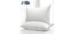 GOHOME Shredded Foam Pillow - Hypoallergenic Velvety Pillow