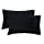 Luxury Ultra-Soft 2-Piece Pillowcase Set 1500 Thread Count Egyptian Quality Microfiber - Double Brushed - 100% Hypoallergenic - Wrinkle Resistant, King Size, Black