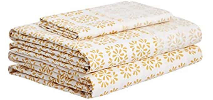 AmazonBasics Organic Percale - Cotton Cooling Sheets