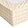 AmazonBasics Organic Percale Cotton Sheet Set with Frayed Hem - Twin XL, Petal Geo