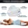 Contour Legacy Leg & Knee Memory Foam Support Pillow - Soothing Pain Relief for Sciatica, Back, Hips, Knees, Joints & Pregnancy - As Seen on TV (Original)