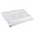 Core Products Cervitrac Cervical Pillow, Multi-Channel Recessed Center, Fiber Filled, Standard Firm Support, White
