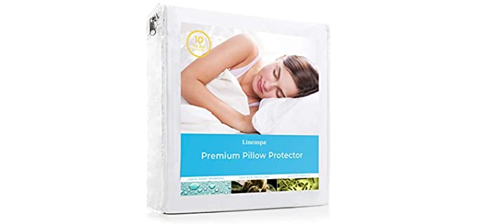 Linenspa Cooling - Hypoallergenic Pillow Cases Barrier