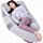AS AWESLING 60in Full Body Pillow | Nursing, Maternity Pregnancy Body Pillow | Extra Large U Shape Pillow and Lounger with Detachable Side, Separate Support Pillow and Removable Cover (Grey-Jersey)