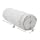 Kingnex Firm Shredded Latex Pillow for Knee/Leg - Full Moon Bolster Cylinder Pillow for Sleeping on Side or Back - 18x6 - Removable Bamboo Cover