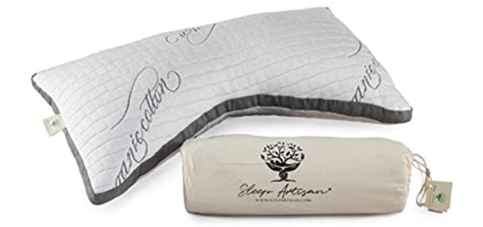 Luxury Side Sleeper Pillow with Curved Pillow Design Helps You Sleep Better Than Ever and Reduces Neck Pain