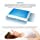 MODVEL Gel Memory Foam Cooling Pillows Stomach Sleepers | Orthopedic Neck & Back Support For A Relaxed Sleeping Experience | Medium-Plush Feel | Removable Washable Covers, White (MV-122-U)
