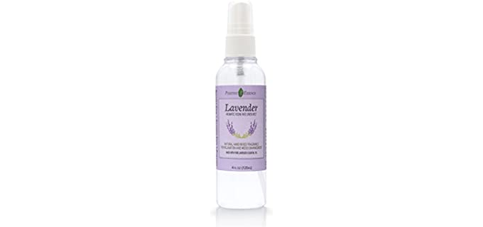 Positive Essence Lavender Pillow and Room Spray, Natural Essential Oil Linen Spray