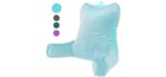 mittaGonG Slim Waist Backrest Reading Pillow with Arms Back Pillows for Sitting in Bed Removable Cover Suited for Ladies