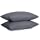 ALEXANDRA'S SECRET HOME COLLECTION Microfiber Pillow Case with Zipper, 2 Pillow Cases (King, Dark Grey)