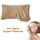 Copper Infused Pillowcase for Fine Lines/Wrinkles Reduction & Hair Smoothing Made of 100% Copper Oxide Fiber,Natural Beauty and Clean Environment,Anti-Aging for Sleeping Acne Prone Skin (1, Golden)