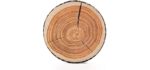 HYSEAS Decorative Round Throw Pillow, 3D Digital Print Comfortable Kids Funny Cute Wood Log Pillow Circle Seating Floor Cushion for Home, Couch, Sofa, Bedroom, Living Room Decor, Stump