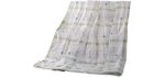 NATURETY Thin Comforter for Summer,Lightweight Bed Quilt Blanket (Twin, Green)