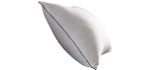 Pacific Coast Feather Company 26215 Double Down Around Down and Feather Pillow with Cotton Cover, Standard