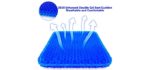 SUPTEMPO Gel Seat Cushion, Enhanced Office Chair Seat Cushion,Newest Modified Double Gel Honeycomb Design Thick Seat Cushion,for Pressure Relief Back Tailbone Pain,Office Chair Car Travel Wheelchair
