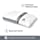 Sealy Molded Memory Foam Pillow, Standard, White