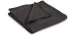 Stansport 1243 Wool Blanket, Gray, 60 x 80-Inch