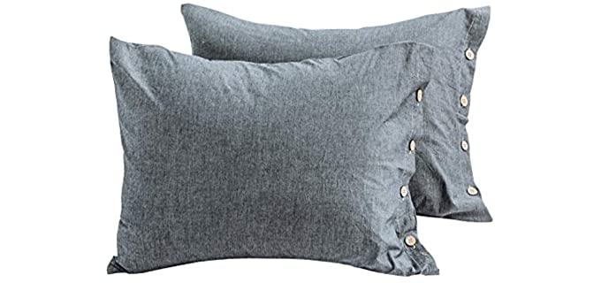 Tiffasea Bedding - Button Pillowcases