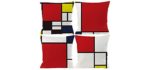 Wilproo Abstract - Retro Throw Pillow Covers