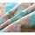 YAYIDAY Cotton Bedspreads Quilt Set Marine Theme - Breathable Spring Summer Autumn Fall Bed Blanket - Floral Quilted Coverlet with Shams, Star Fish Coral Shell Print (Sea Beach King)