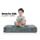eLuxurySupply Square Meditation Cushion - Plush Foam Seat for Kids or Adults - Floor Reading, Meditation, Sitting or Yoga - 2 Sizes, 3 Colors Available