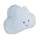 Little Love by NoJo Happy Little Clouds Plush Pillow