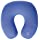 Microbead Travel Neck Pillow - Vibrating Massage Pillow For Men And Women - Battery Operated Blue Color