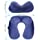 Travel Pillow, UROPHYLLA Soft Velvet Inflatable Travel Neck Pillow For Airplanes, Train, Car, Home and Office with Packsack & Comfortable Velvet – Blue