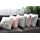 Uhomy Home Decorative Luxury Series Super Soft Style Artificial Fur Throw Pillow Case Cushion Cover for Sofa/Bed Brown Khaki Ombre 18x18 Inch 45x45 cm Set of 2
