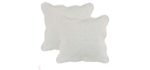 Boryard White - Subte Embroidered Pillow Covers