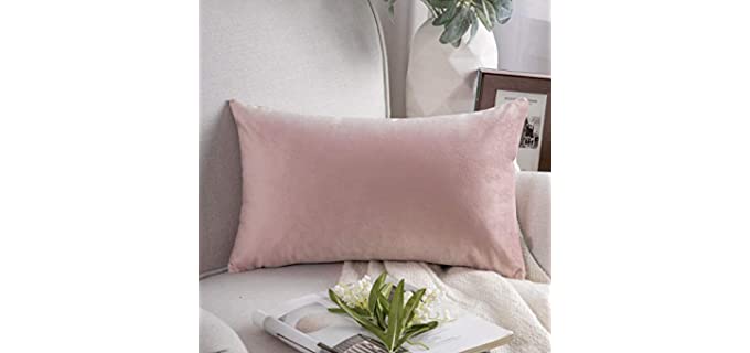 Ugasa Cream - Striped Velvet Pillow Covers