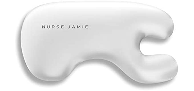 Nurse Jamie Healthy Skin Solutions Beauty Bear Age Defy Pillow, Memory Foam Edition in White