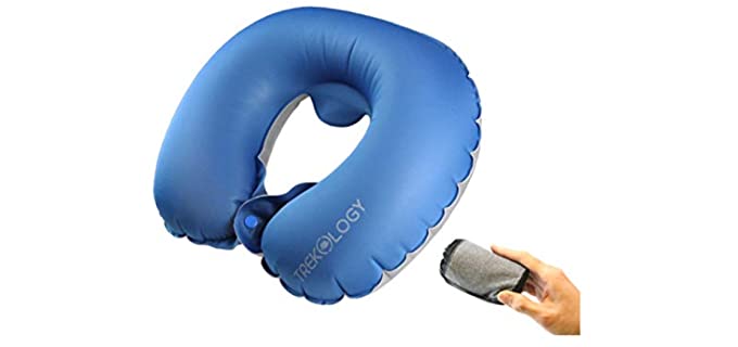 TREKOLOGY Compact - Inflatable Travel Pillows