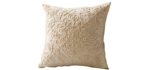 iHogar Square - Embroidered Throw Pillow Case