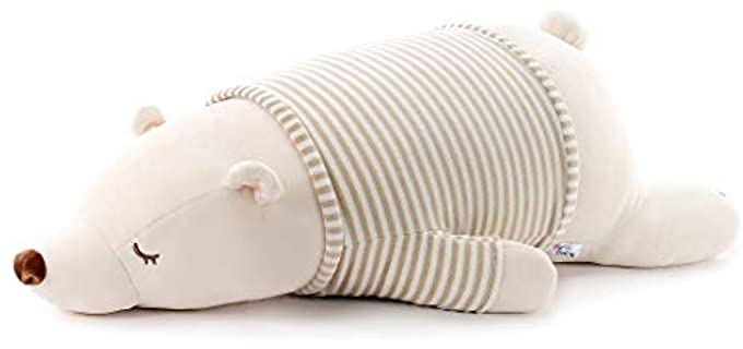 Niuniu Daddy 11.5 inch Super Soft Plush Polar Bear Stuffed Animal Toy Plush Pillow for Kids
