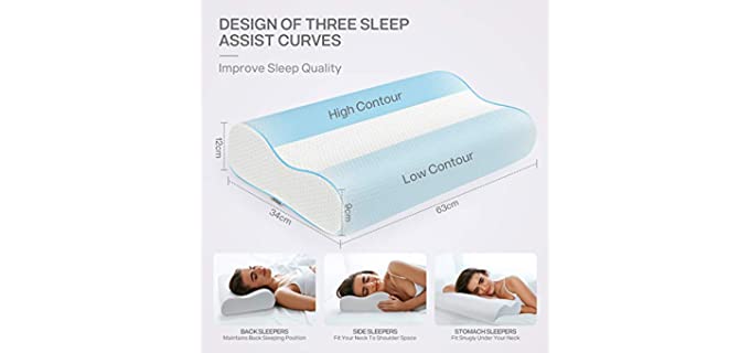 Best Pillow for Neck and Back Pain (August 2021) - Pillow Click