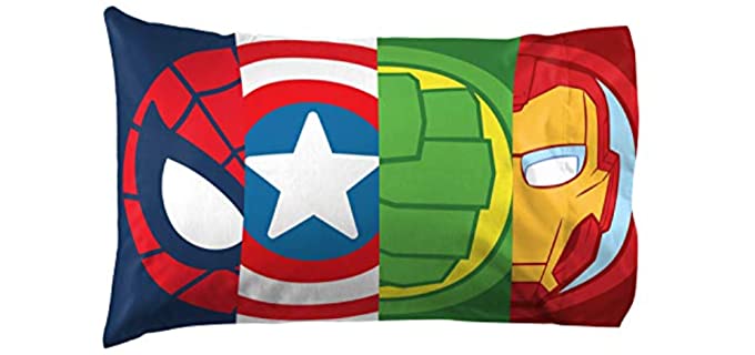 Jay Franco Double-Sided - The Avengers Marvel Pillowcase