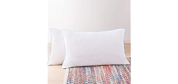 LINENSPA Shredded Memory Foam Moldable, Fluffable, Customizable-Hypoallergenic-King, White 2 Pack Pillow