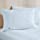 Lacoste 100% Cotton Percale Pillowcase Pair, Solid, White, King