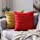 MIULEE Set of 2 Decorative Boho Throw Pillow Covers Linen Striped Jacquard Pattern Cushion Covers for Sofa Couch Living Room Bedroom 18x18 Inch Yellow