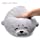 sunyou Cute Plush Seal Pillow Stuffed Ocean Animals Soft Cotton Toy Gray Chubby Hugging Pillows Gifts for Kids Teens Couples Adults Children 23.6 inches/60 cm (Medium)