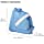 DMI Heel Cushion Protector Pillow to Relieve Pressure from Sores and Ulcers, Adjustable in Size, Sold as a Set of 2, Blue