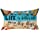 ITFRO Set of 2 Summer Life is Better in Hip Hop's Flip Flops Starfish Relax Vintage Retro Wood Texture Lumbar Burlap Throw Pillow Case Cushion Cover Home Sofa Decorative 12X20 Inches (Blue)