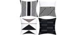 VERTKREA Modern  - Geometric Pillowcase Set