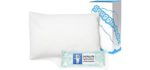 Snuggle-Pedic Ultra-Luxury - Bamboo Memory Foam Pillow for Combination Sleepers