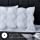 LESNNCIER Adjustable Goose Feather Pillow Queen Size Down Feather Pillow Bed Pillow-Pinch Pleat Design, 100% Egyptian Cotton Fabric,Zipper Closure(20x28Inches)