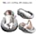 Portable Baby Bed Stereotype Infant Crib Nursery Travel Folding Anti-Vomiting Pillow Sleep Positioning Wedge Anti-Reflux Cushion for Bed/Lounger/Nest/Pod/Cot Bed/Sleeping(gray)